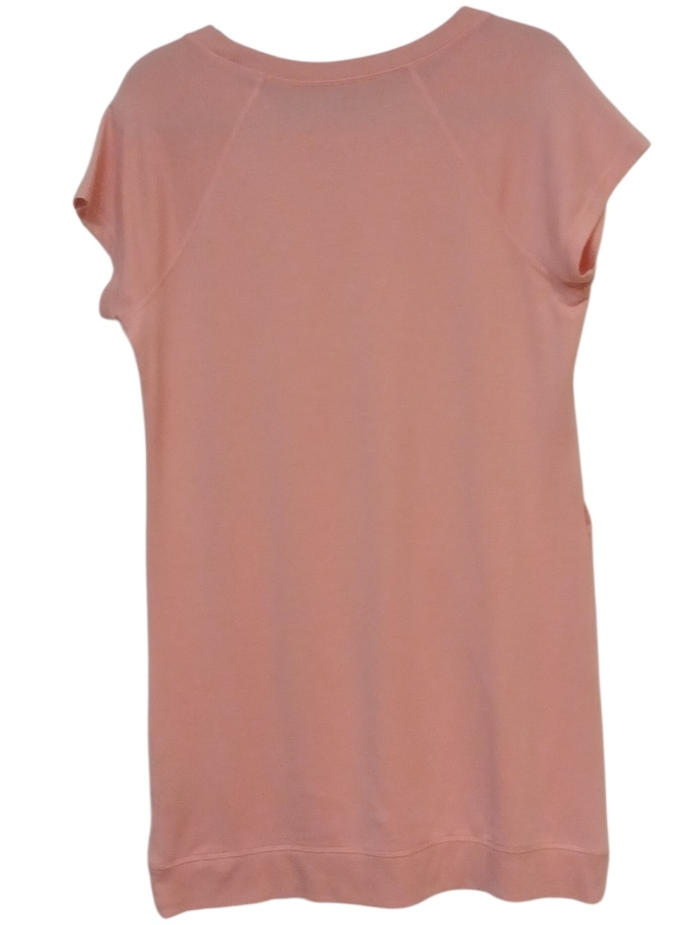 Ideology -Ladies Beach Cover Up, Asymmetrical Hem, Pockets Short Sleeve - Picture 3 of 9